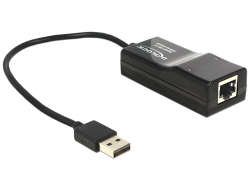 61969 Delock Προσαρμογέας USB 2.0 > Gigabit LAN 10/100/1000 Mbps