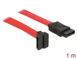 84222 Delock cable SATA100cm up/straight red
