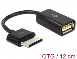 83506 Delock ASUS Eee Pad 36 érintkezős dugó > USB-A OTG hüvely átalakító kábel
