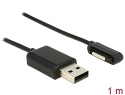 83558 Delock Töltőkábel USB csatlakozódugóval > Sony mágneses csatlakozó 1 m