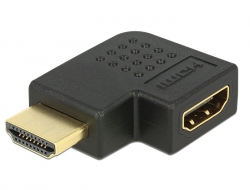 65077 Delock Adapter HDMI Stecker zu HDMI Buchse 90° links