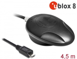 62577 Navilock NL-8000U Micro USB 2.0 Multi GNSS Receiver u-blox 8 4.5 m