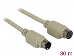 84706 Delock Extension Cable PS/2 male > PS/2 female 30 m