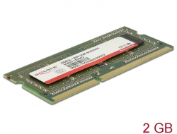 55803 Delock SO-DIMM DDR3L   2 GB 1600MHz 1,35 V / 1,5 V  Industrial