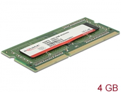 55804 Delock DIMM SO-DDR3L 4 GB 1600MHz 512Mx8 Industrial