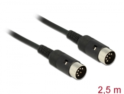 84746 Delock Cable DIN 5 pin male > DIN 5 pin male 2.5 m