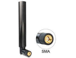884161 Delock GSM / UMTS Antenna SMA 1 ~ 3.5 dBi omnidirectional with flexible joint