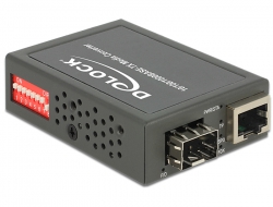 86440 Delock Media Converter 10/100/1000Base-T to SFP compact