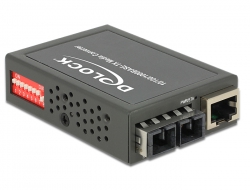 86441 Delock Media Converter 1000Base-LX SC SM 1310 nm 10 km compact 