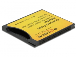 62637 Delock Compact Flash Adapter für iSDIO (WiFi SD), SDHC, SDXC Speicherkarten