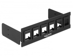 86273 Delock Panel múltiple de 5.25″ - Lector de tarjetas 59 en 1 / USB 2.0 / eSATA / Audio de alta definición