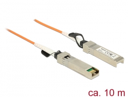86438 Delock Aktives Optisches Kabel SFP+ Stecker > Stecker 10 m 