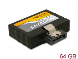 54739 Delock SATA 6 Gb/s Flash Module    64 GB MLC Low profile -40°C ~ +85°C