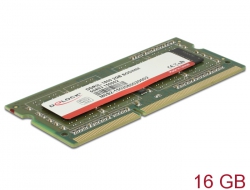 55846 Delock SO-DIMM DDR3L 16 GB 1600MHz 1,35 V / 1,5 V Industrial