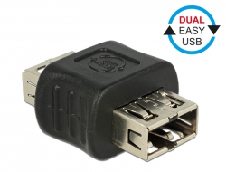 65642 Delock Adapter EASY-USB 2.0 Typ-A Buchse > EASY-USB 2.0 Typ-A Buchse Gender Changer