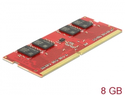55855 Delock SO-DIMM DDR4 8 GB (1Gx8) 2133 MHz 1.2 V  -40 °C ~ 85 °C  Industrial