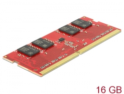 55856 Delock SO-DIMM DDR4 16 GB 2133 MHz 1.2 V  -40 °C ~ 85 °C  Industrial