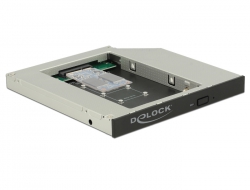 62717 Delock Slim SATA 5.25″ instalační rámeček (13 mm) pro 1 x mSATA