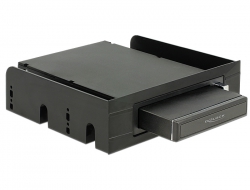 47213 Delock Prijenosni stalak 3.5″ / 5.25″ za SATA tvrde diskove i SSD-e od 2.5″
