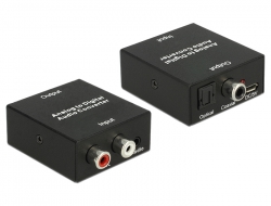 62724 Delock Audio Konverter Analog mit 3,5 mm Klinkenbuchse > Digital mit USB Stromversorgung 