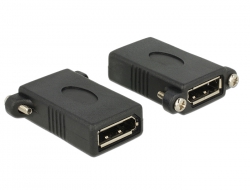 85123 Delock Adapter DisplayPort 1.1 female > DisplayPort female panel-mount 