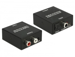 62723 Delock Audio digitální konvertor > Analog s 3,5 mm Stereo Jackem samice s USB napájecím zdrojem