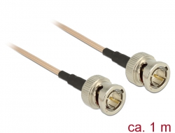 12489  Antenna Cable BNC Plug > BNC Stecker (RG-179, 1 m)