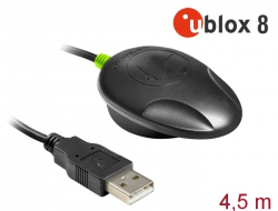62758 Navilock NL-82012U USB 2.0 Multi GNSS UDR Receiver u-blox NEO-M8U 4.5 m