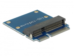 65836 Delock Προσαρμογέας Mini PCI Express / mSATA αρσενικό > εξοικονομητής υποδοχής θύρας