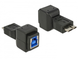 65216 Delock Adapter micro USB 3.0-B Stecker zu USB 3.0-B Buchse