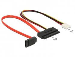 Delock Products 84361 Delock Extension cable SATA 6 Gb/s 22 pin plug > SATA  22 pin receptacle (5 V + 12 V) 50 cm