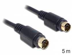 85039 Delock Cable S-Video 1 x 4 pin male / male 5 m