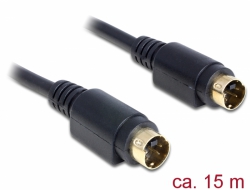 85078 Delock Cable S-Video 1 x 4 pin male / male 15 m