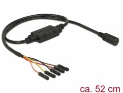 62883 Navilock Connection Cable MD6 female serial > 5 x 1 pin pin header, pitch 2.54 mm TTL (5 V) 52 cm