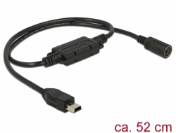62878 Navilock Anschlusskabel MD6 Buchse Seriell > USB 2.0 Typ Mini-B Stecker 52 cm