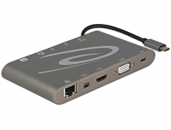 87297 Delock USB Type-C™ 3.1 priključna stanica 4K 30 Hz