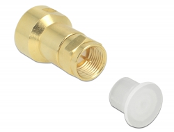 60164 Delock Dust Cover for F plug 10 pieces transparent