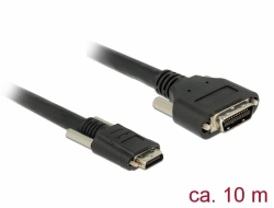 85647 Delock Cable Camera Link MDR plug > SDR plug PoCL 10 m black