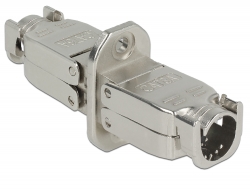 86467 Delock Coupler for network cable Cat.6A STP toolfree for installation