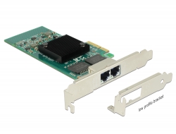 89945 Delock PCI Express x4 Card 2 x RJ45 Gigabit LAN i350