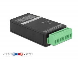 63467 Delock Converter 1 x Serial RS-232 to 1 x Serial RS-422/485 with ESD protection 15 kV surge protection 600 W and 3 kV isolation extended temperature range
