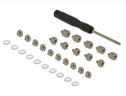 18288 Delock Mounting Kit 31 pieces for M.2 SSD / Module