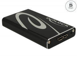 42569 Delock Külső merevlemezház mSATA SSD > USB 3.0