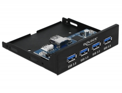 63961 Delock Interner 3.5″ USB 3.0 Hub 4 Port 