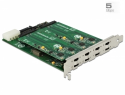 90308 Delock Carte PCI Express x8 vers 8 x externes USB Type-C™