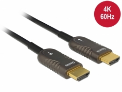 85678 Delock Aktivní optický kabel HDMI-A samec > HDMI-A samec 4K 60 Hz 40 m