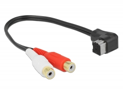 85721 Delock Audio cable Pioneer male > 2 x RCA female (red, white) 25 cm