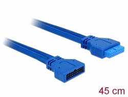 82943 Delock Extension cable USB 3.0 pin header male to female