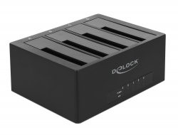 63930 Delock Station d’accueil USB Type-C™ pour 4 x SATA HDD / SSD