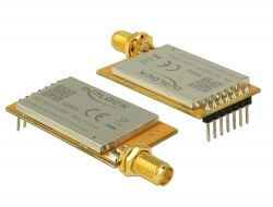 12593 Delock IoT LoRa Radio Module 868 MHz 30 dBm TTL (3.3 V) pin header male > SMA jack
